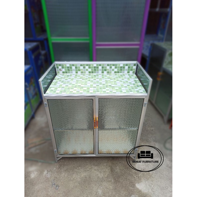 Rak Kompor Alumunium 2 Pintu