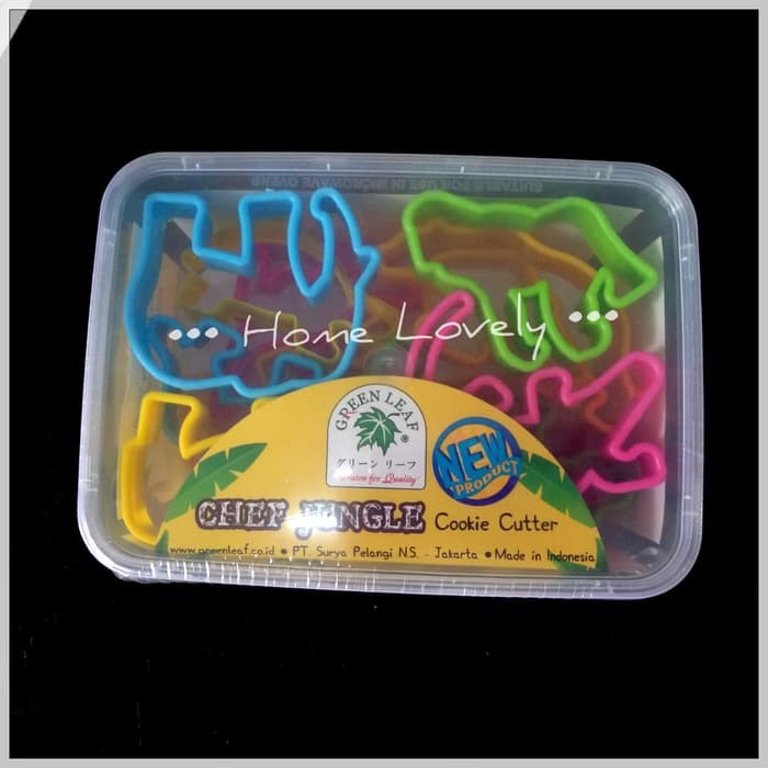 Cetakan Cookies Chef Jungle Kue Kering motif Hewan ck582