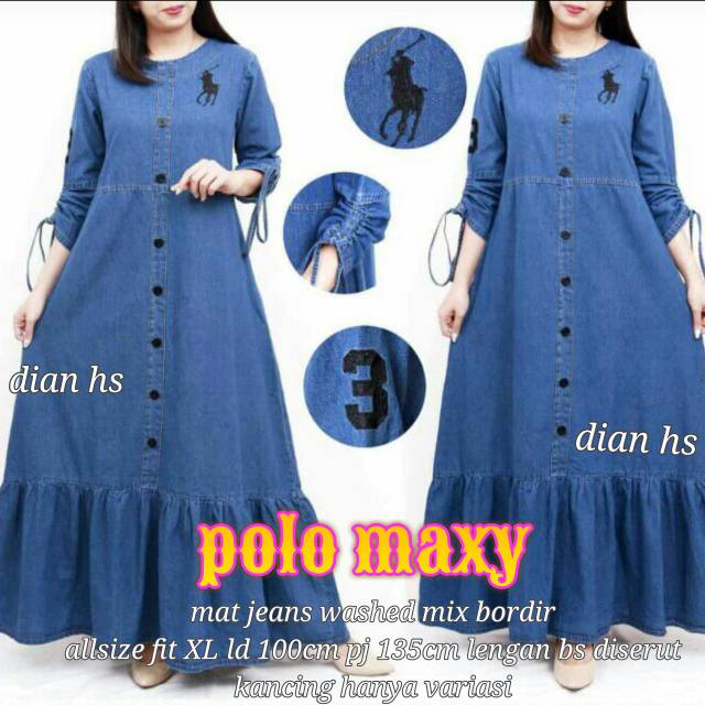Polo maxy jeans HQ