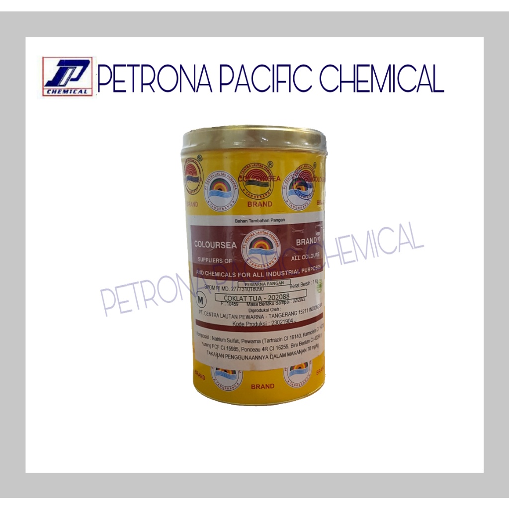 Pewarna Makanan Bubuk Dark Choco Brown 202088 Merek COLOURSEA