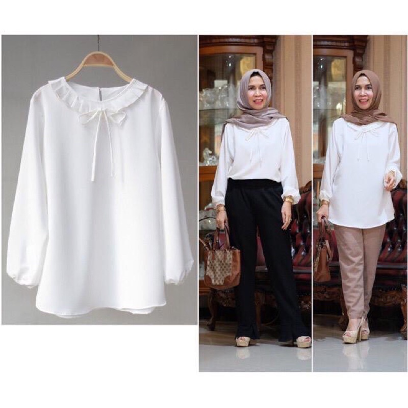 Lily Blouse Atasan/Pakaian Wanita/Atasan