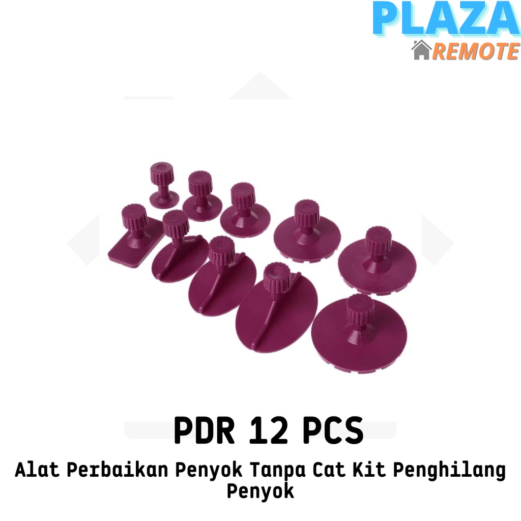 NUT PLASTIK PDR Alat Perbaikan Penyok Tanpa Cat Kit Penghilang Penyok alat ketok magic