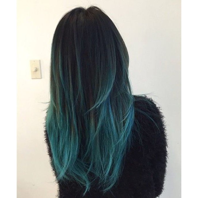 COLOR ME WATER BLUE hair color cream / cat pewarna rambut