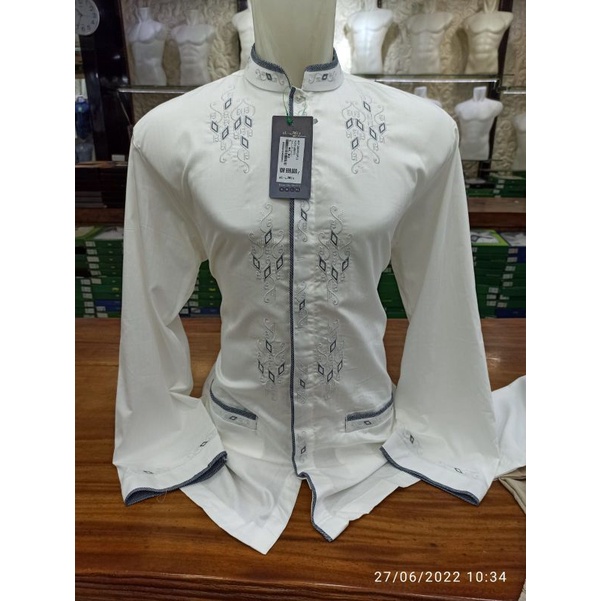 Baju koko al mia mt platinum split bahan katun 100% original