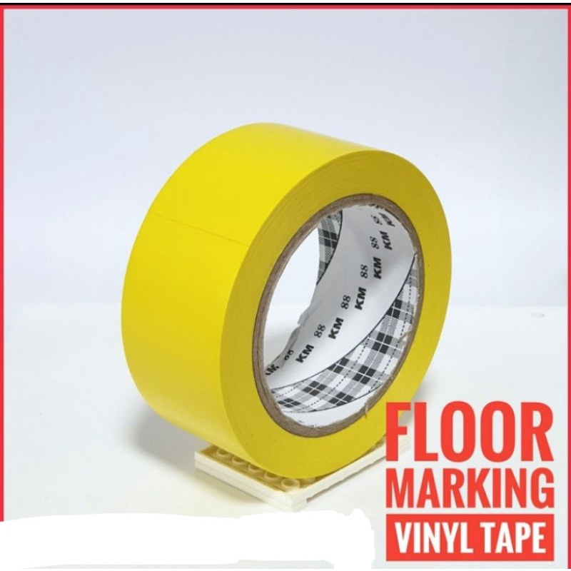 Floor Marking Tape Lantay / Lakban Garis Lantai / Vinyl Tape Tanda Garis Lantai / Lakban Garis futsa