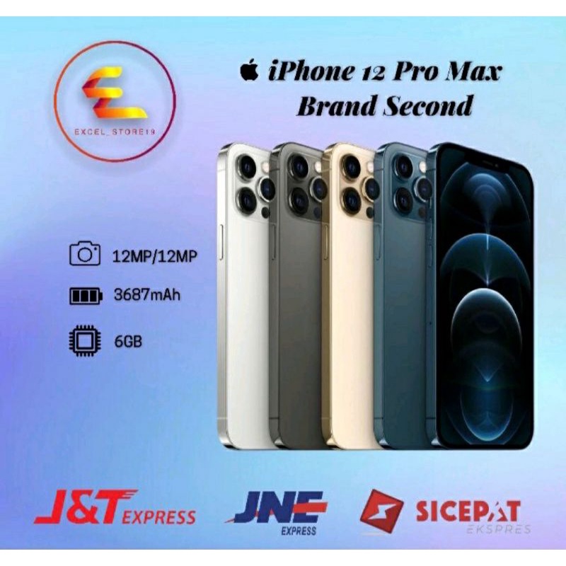 Iphone 12 Promax 128gb SEKEN MULUS FULSET