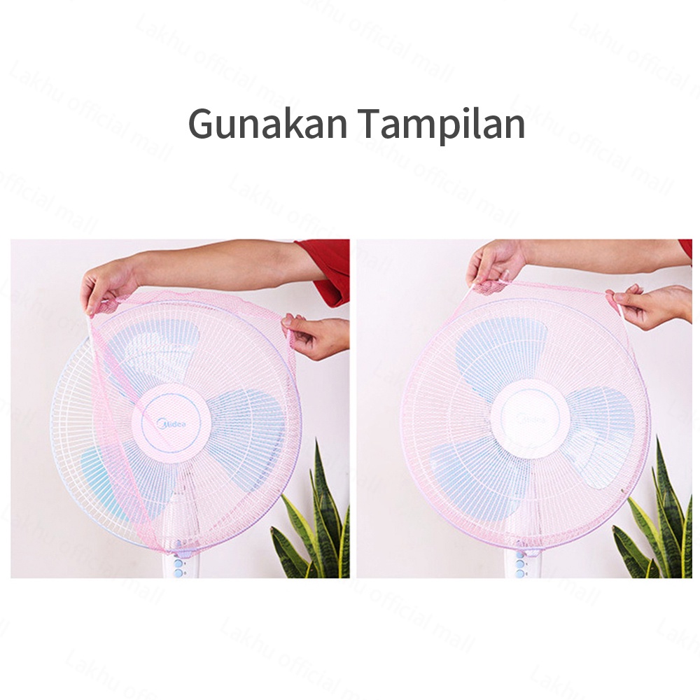 Lakhu 360° Pembungkus Kipas/ Pelindung Penutup Kipas Angin /Fan Cover Baby Safety