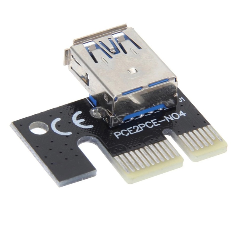 Btsg PCI-E X1 Ke X16 Extender Adapter Card USB3.0 PCI-E X1 Ekstensi Kartu Grafis