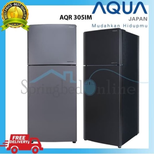 AQUA Kulkas 2 Pintu 235 Liter AQR-305IM (DS/LS)