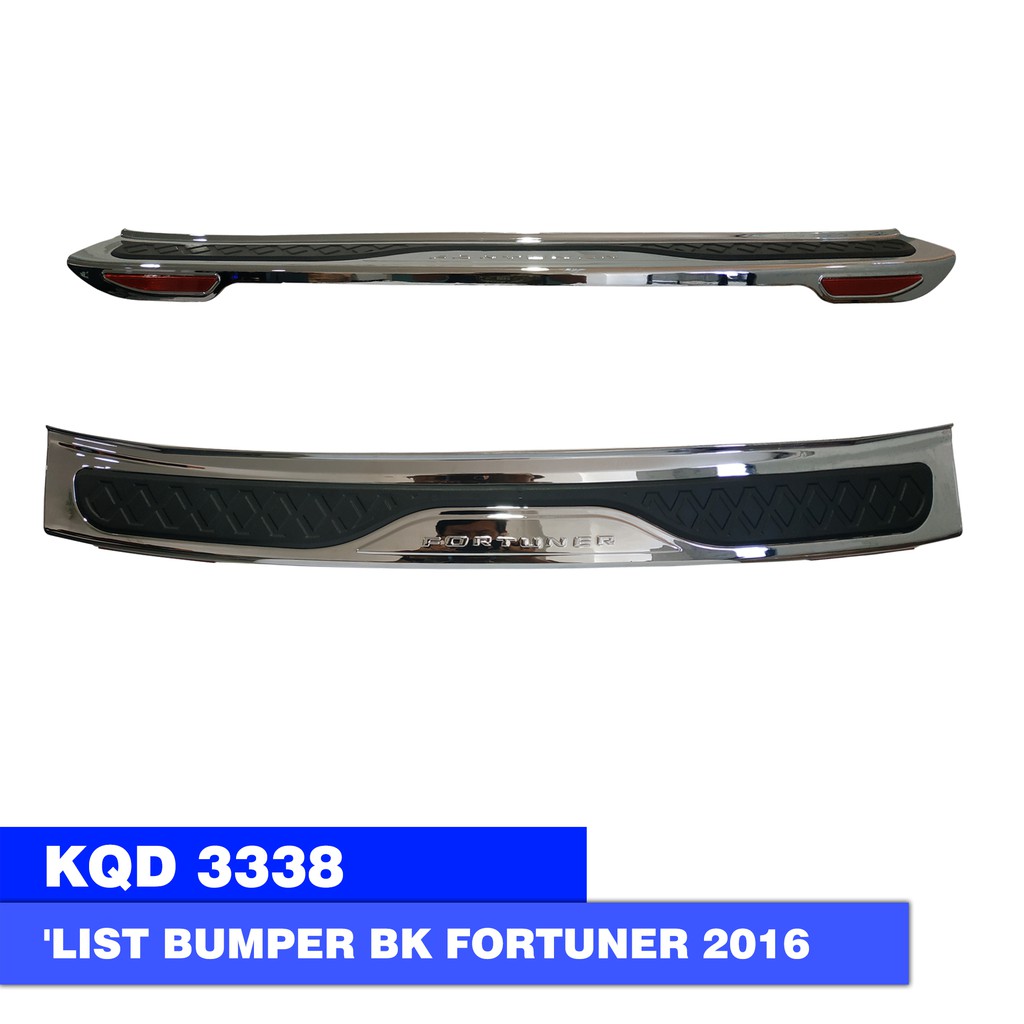 LIS BUMPER BELAKANG TOYOTA FORTUNER 2016 LOWIN 3338