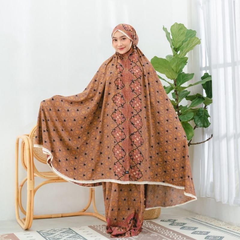 MUKENA ZIANISA BORDER AAEDAH SERIES ALLSIZE