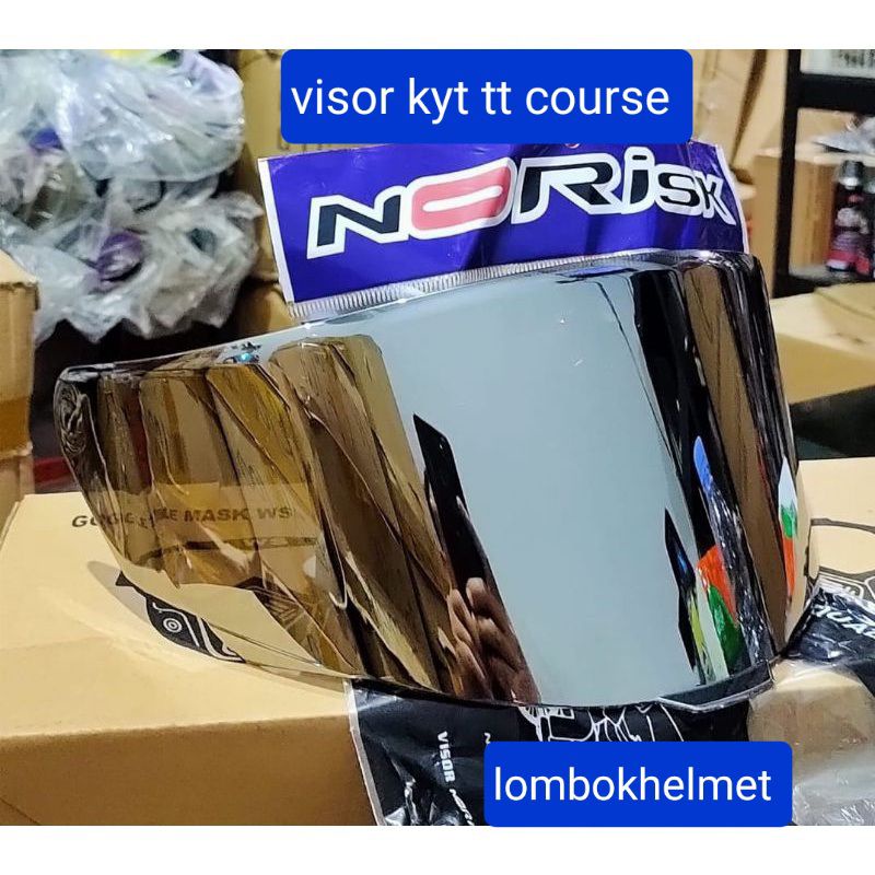 Visor flat KYT TT COURSE/visor iridium KYT TT COURSE/visor KYT TT COURSE