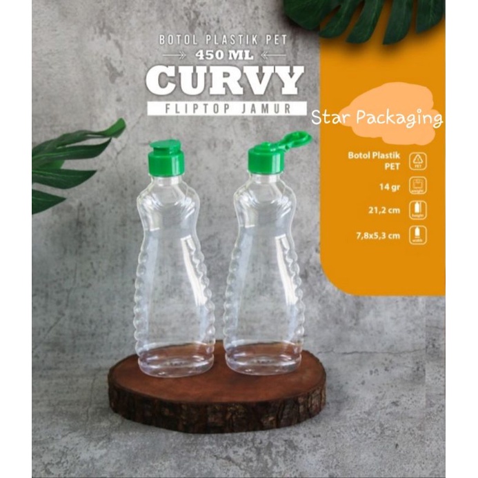 Botol Cupir 450ml Botol Plastik 450ml Botol Cuci Piring 450ml fliptop Pushpull