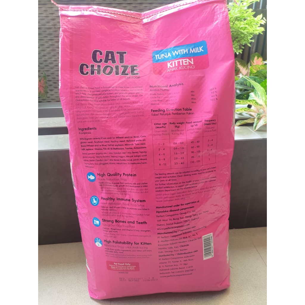 Cat Choize Tuna Kitten Food Freshpack 20kg