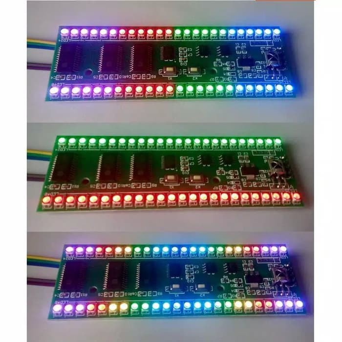 LED VU RGB STEREO / spectrum audio level indikator amplifier