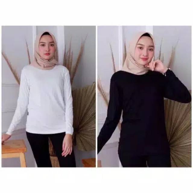 LOZA LONG OUTER CRINKLE AIRFLOW POLOS LENGAN PANJANG PREMIUM FASHION SYARIAH MUSLIMAH HITS TERBARU