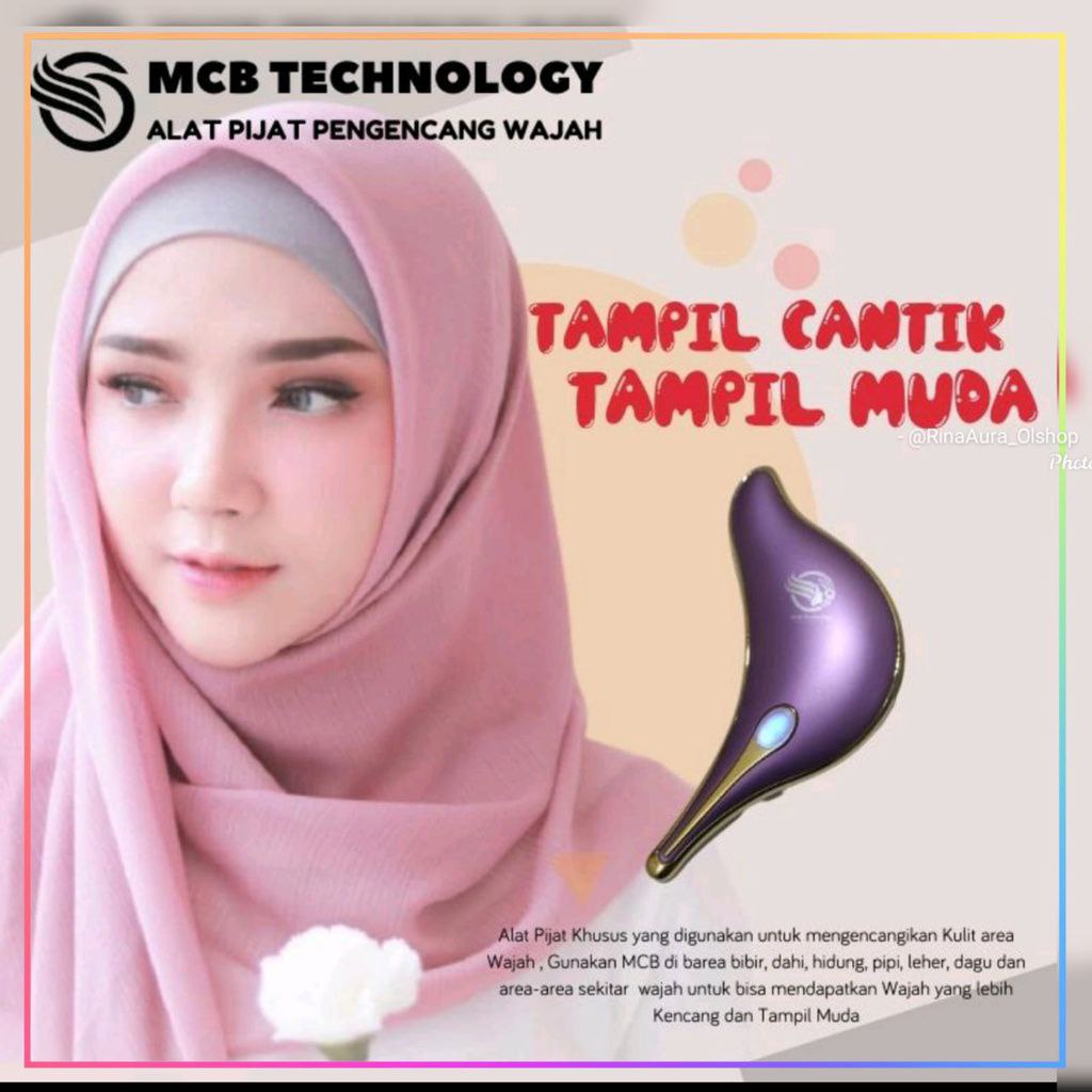 TERLARIS | MCB TECHNOLOGY Pijat Kecantikan Wajah /Alat Pijat Kecantikan Penghilang Keriput Anti-penu