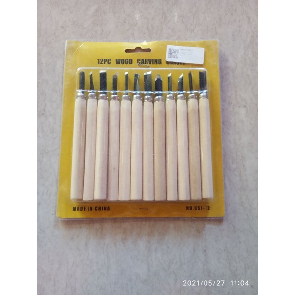 

12 Pcs Pisau Ukir Alat Pahat Kayu Wood Carving Knife