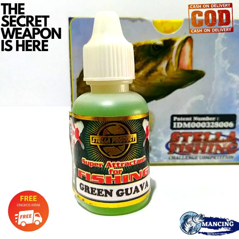 Essen Stella Green Guava Jambu 30ml Penguat Aroma Mancing Galatama Jitu