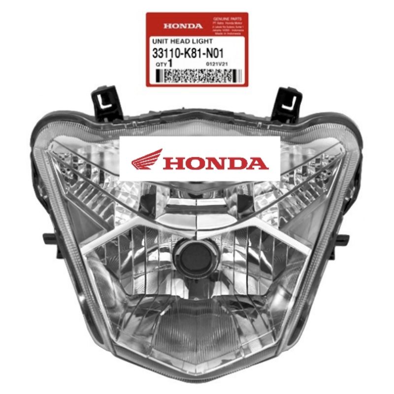 33110-K81-N00 Lampu depan reflector beat street beat new esp 2017-2019 asli honda