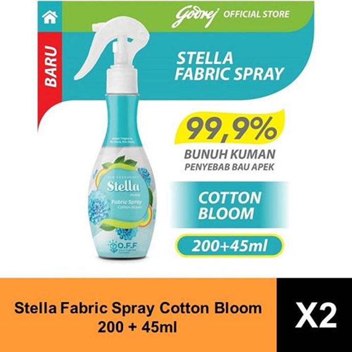 [Grup Hemat Only] Stella Fabric Spray Cotton Bloom 200 + 45ml x2