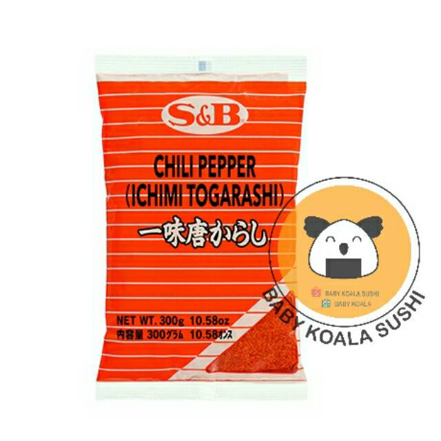 S&amp;B Ichimi &amp; Shicimi Togarashi 300 g │ Bubuk Cabe Import Jepang │ Chili Powder for Sushi Ramen