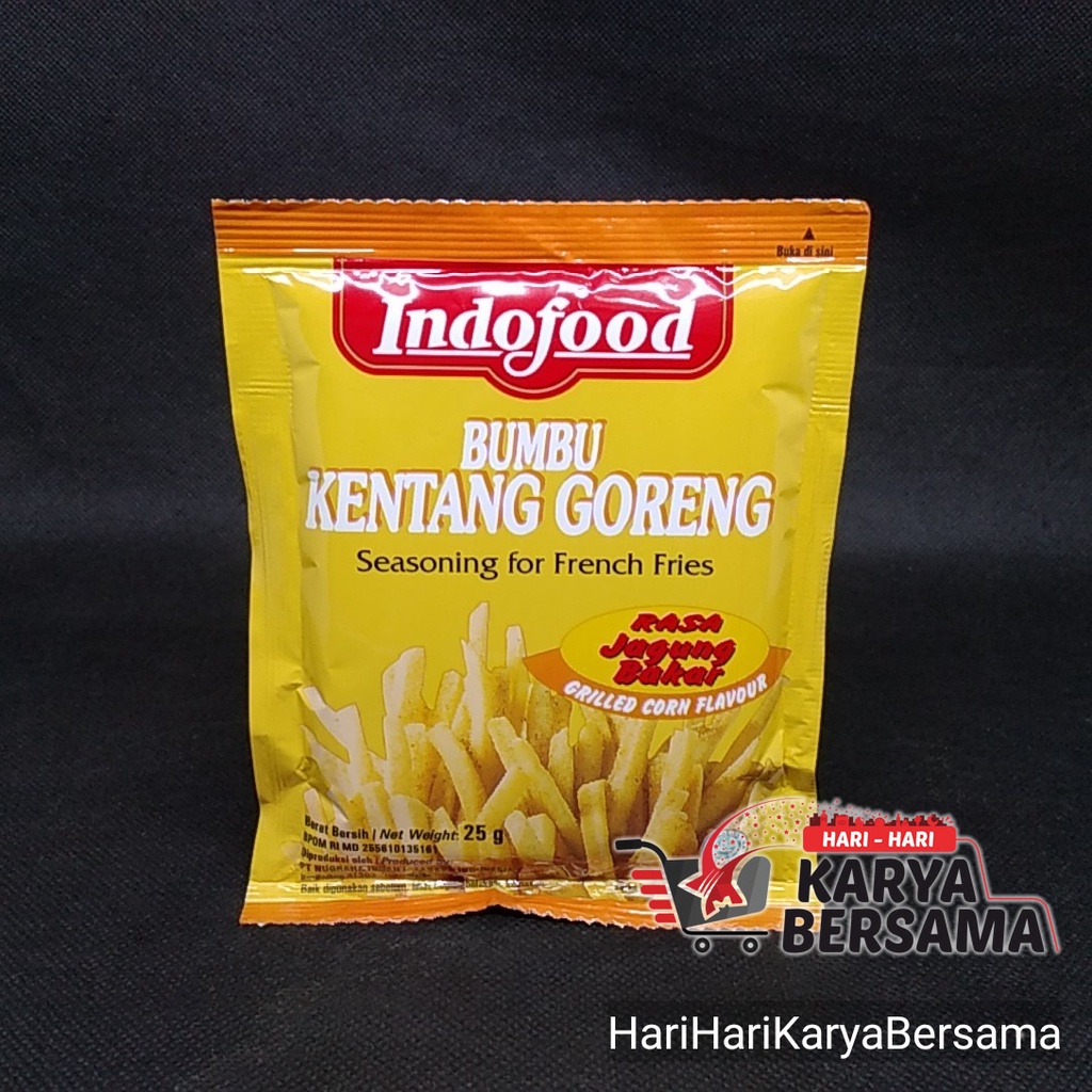 

INDOFOOD BUMBU KENTANG GORENG JAGUNG BAKAR 25GR