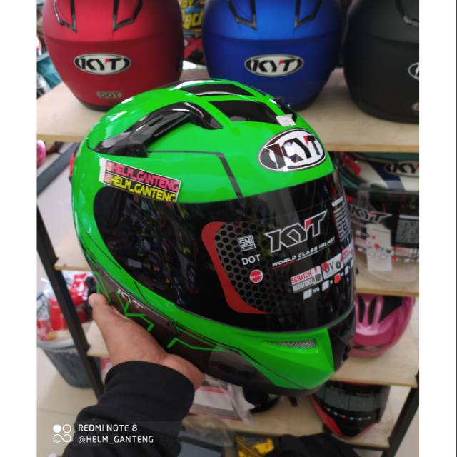 kyt k2r green fluo black super fluo edition