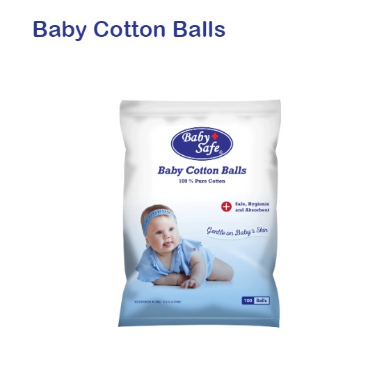 Baby Safe Cotton Balls Kapas Bola Bulat isi 100 pcs CB050