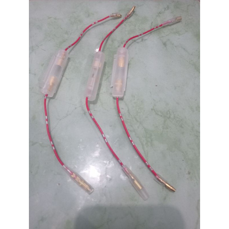 rumah sekring tabung / rumah sekring botol / box skring bulat universal semua motor