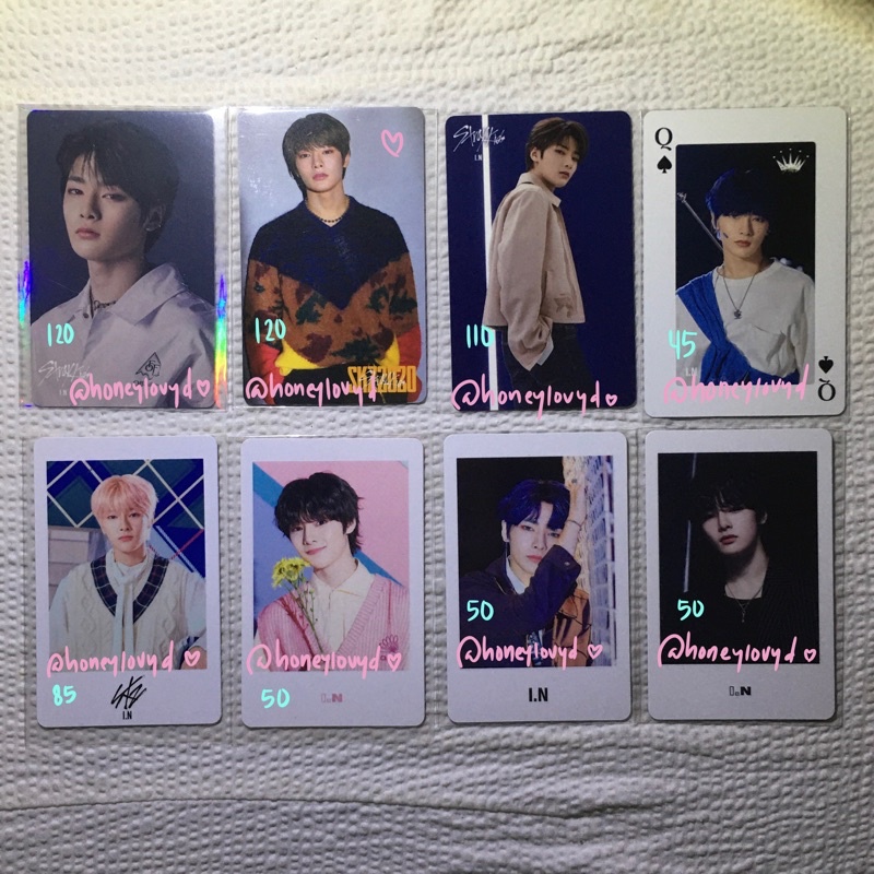 photocard TOP SKZ2020 pola jpn hi stay ayen jeongin I.N jepang japan