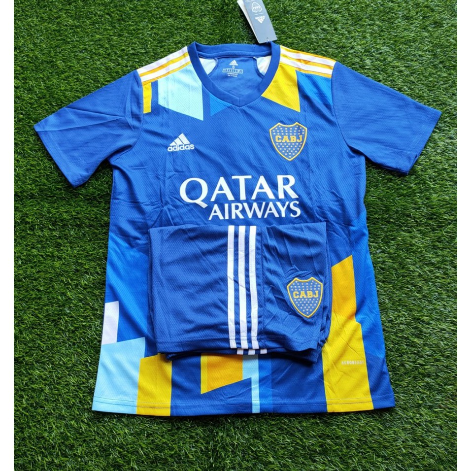 FULLSET BAJU + CELANA BOCA JUNIOR 3RD 2021/2022 GRADE ORI IMPORT