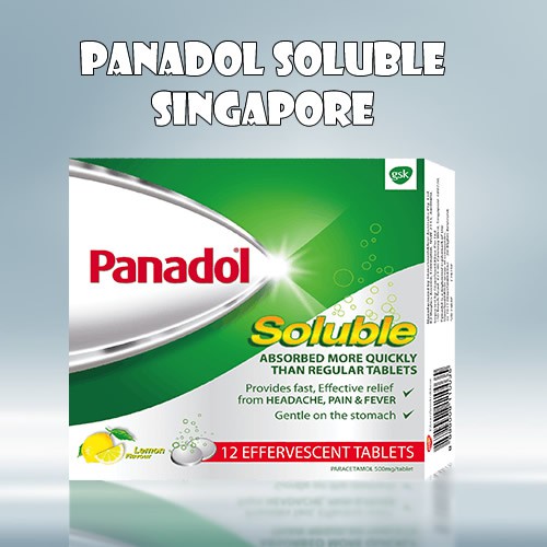 Panadol Soluble 12 tablet effervescent (Import Singapore)