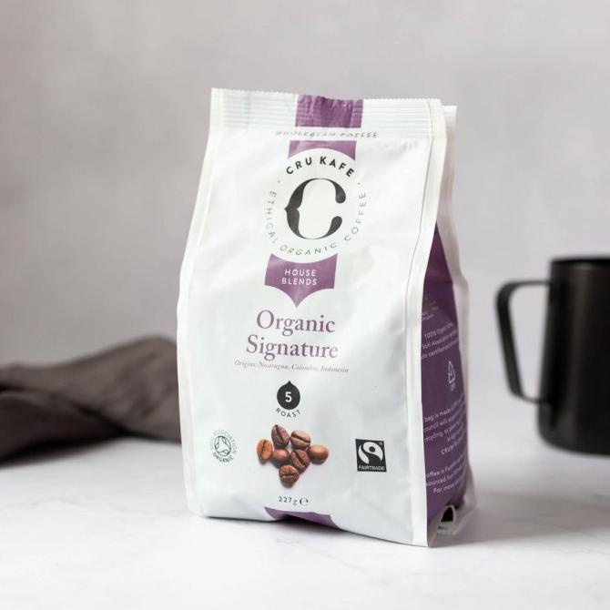 

cru kafe organic coffee beans biji kopi