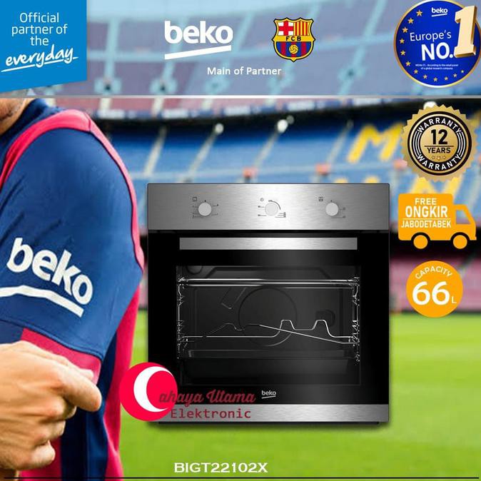 Beko Built In Oven Gas Tanam Bigt22102X (Free Ongkir) Grosirpusat159