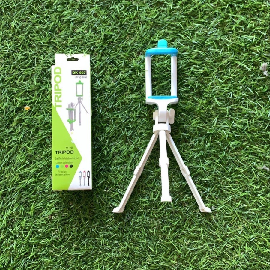 DK007- Tripod Mini Untuk Selfie 2 IN 1 Lipat New Plus+ Holder