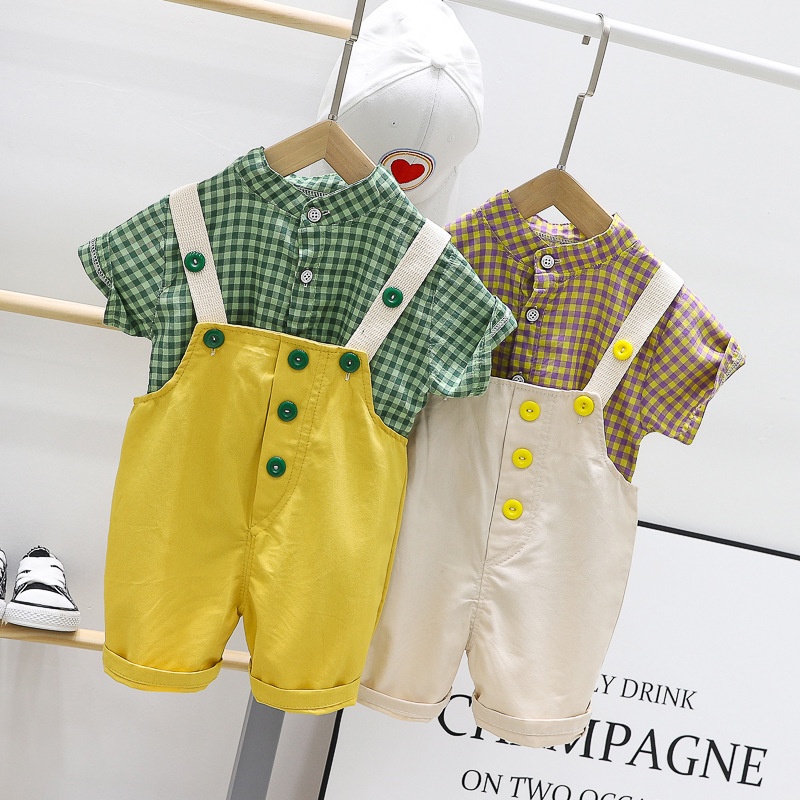 HappyOliver SET ANSOP BOY SEOUL NEW EBV Baju Anak Laki Laki Perempuan Import Model Jumpsuit Overal