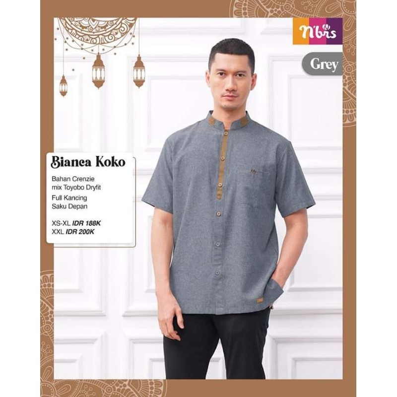 NIBRAS NBRS KOKO PRIA DEWASA SARIMBIT BIANCA YELLOW GOLD GREY NIBRAS TERBARU 2021 PROMO ORI