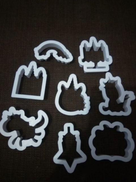 Hpd247 - Cetakan Kue Cetakan Biskuit Unicorn Cookies Mold Baking Tool