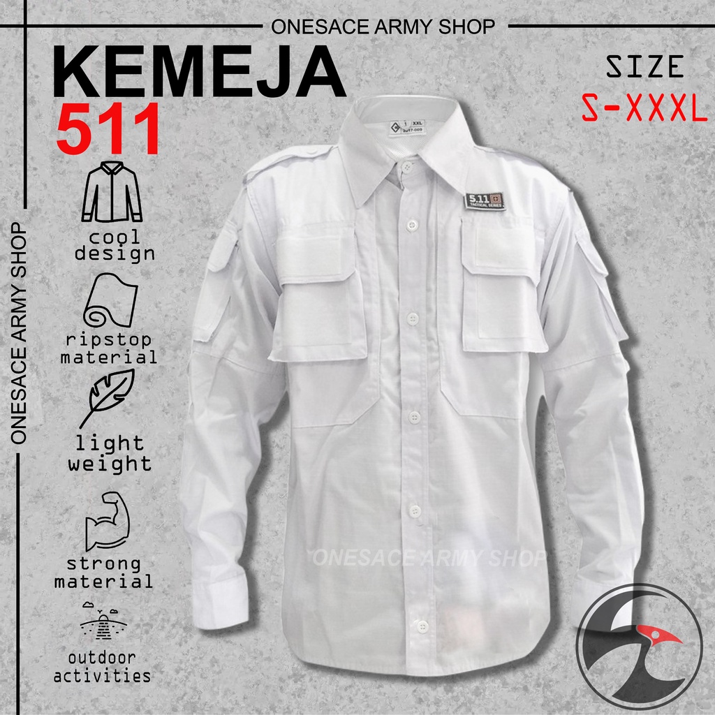 Kemeja tactical 511 tangan panjang