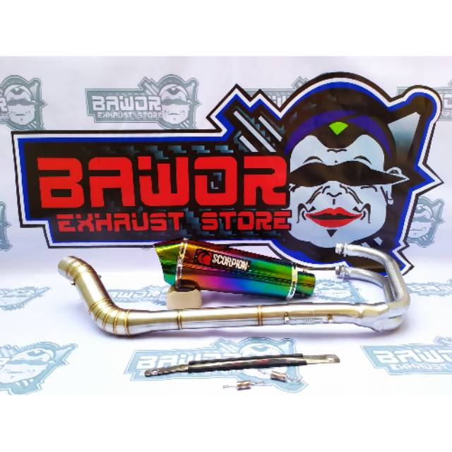 Knalpot SCORPION Rainbow CBR 250RR - R25 - NINJA 250 - NINJA 250FI - NEW NINJA 250FI