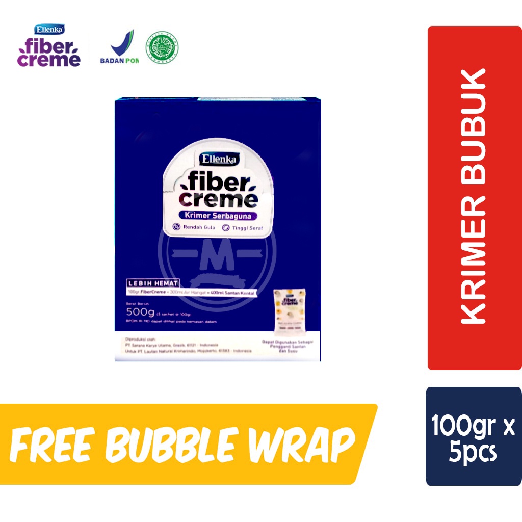

Ellenka Fiber Creme KEMASAN ASLI 100gr x 5pcs [BOX BIRU]