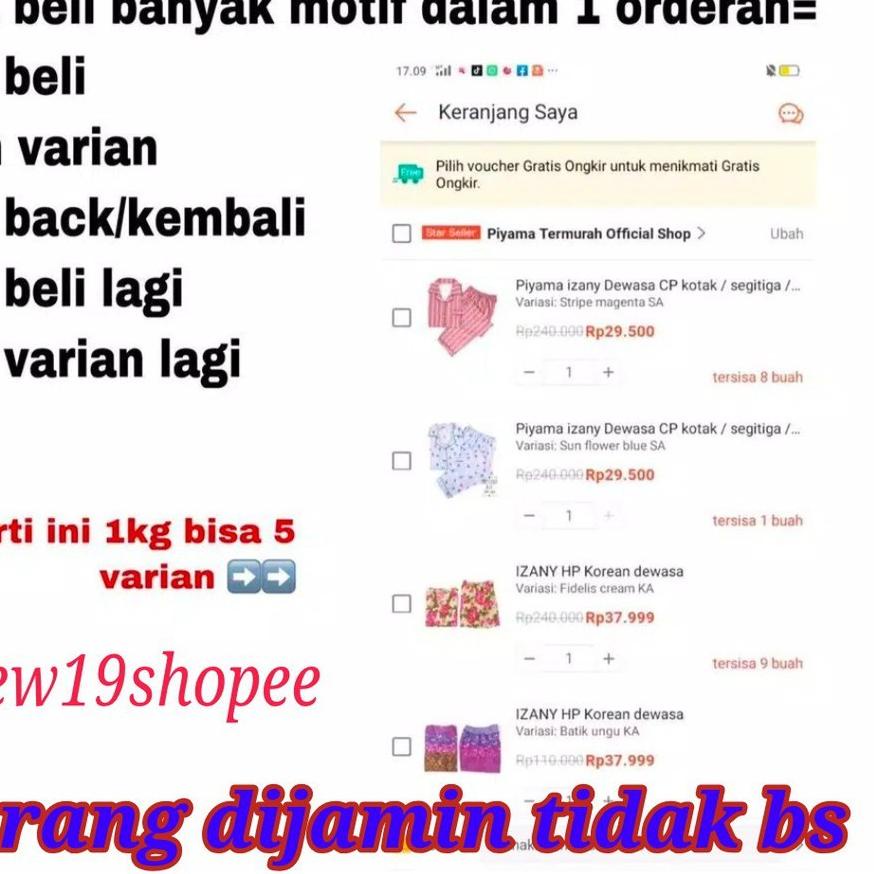 Ω PIYAMA CP JUMBO 3IN1 SIZE XXL/KARAKTER 3IN1 JUMBO/BAJU TIDUR DEWASA/TIE DYE ✱