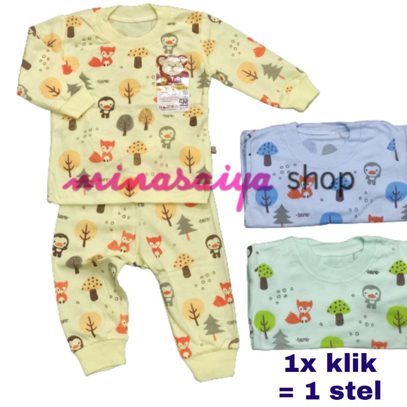 TARA Setelan Bayi SNI Lengan Panjang Seri Warna Uk. S - XL