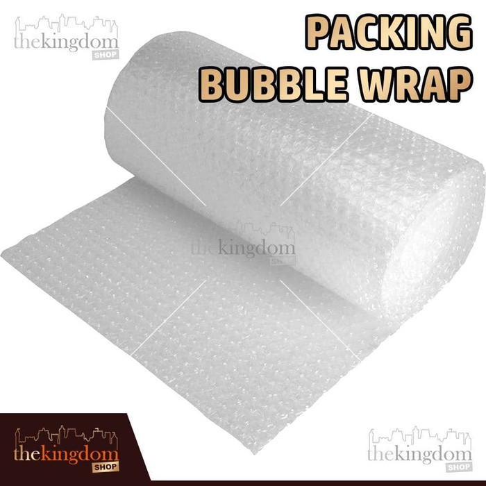 

Bubble Wrap Plastik Gelembung 1000cm - Pengaman Packing Buble 10m