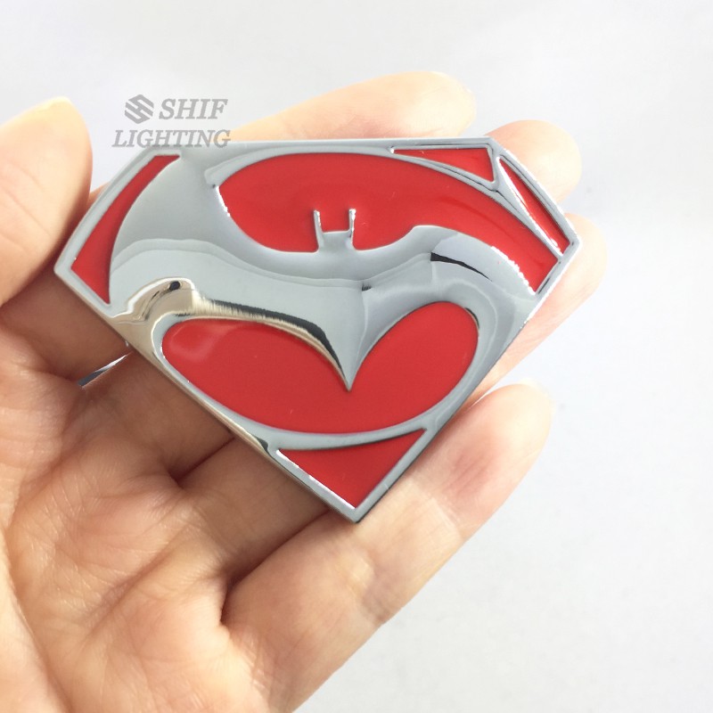 Stiker Emblem Logo Batman Dark Knight Bahan Metal Untuk Mobil / Motor