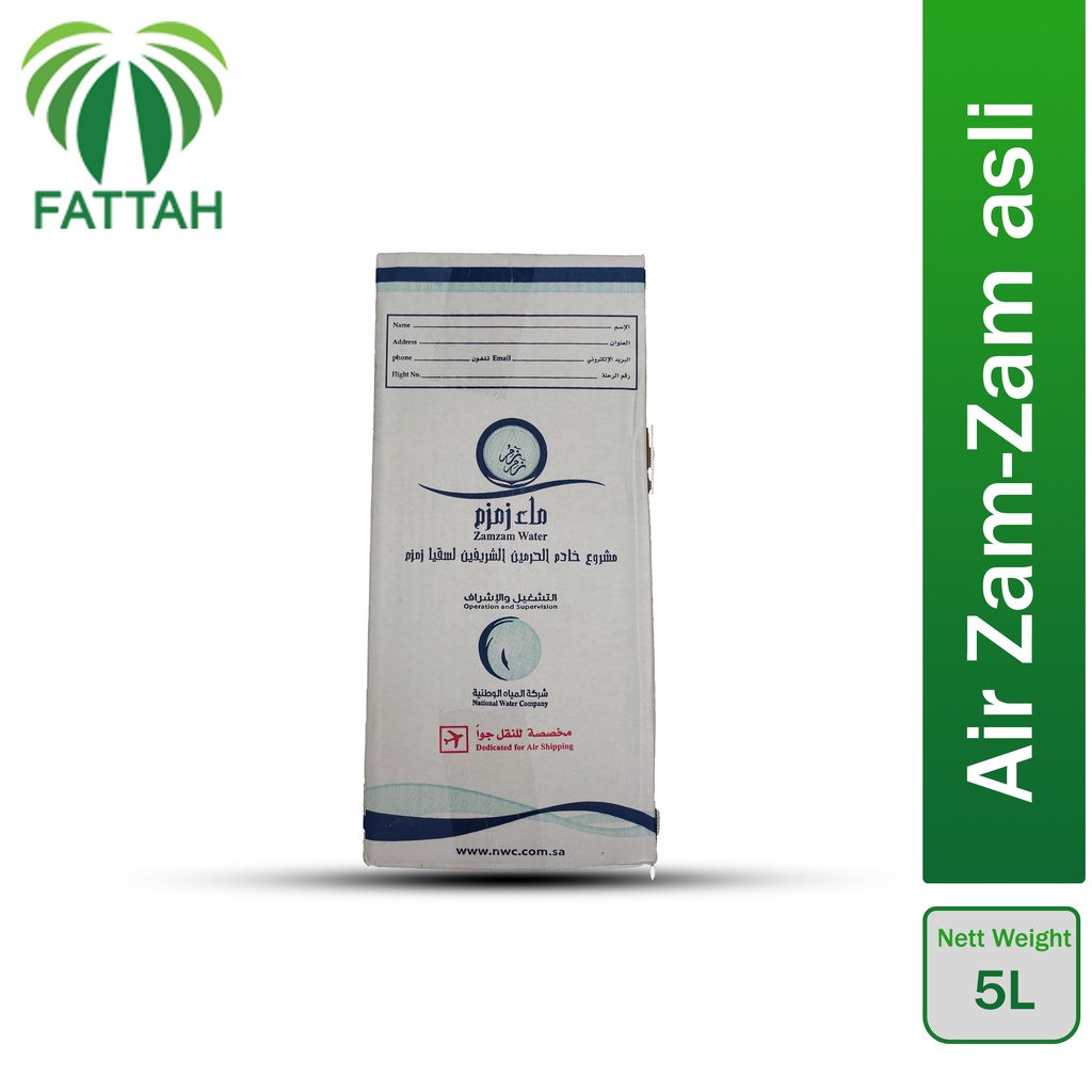 

Air Zam-zam Galon 5 Liter Original Arab Saudi