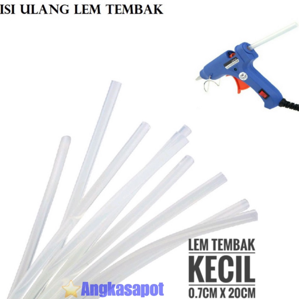 

Isi Ulang Lem Tembak 0.7x20 cm Melt Glue Stick Lem Bakar