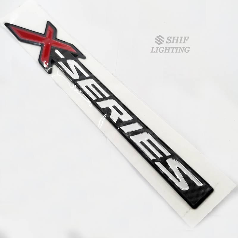 1 X ABS X-SERIES Letter Car Auto Emblem Badge Sticker Decal for ISUZU DMAX X-SERIES