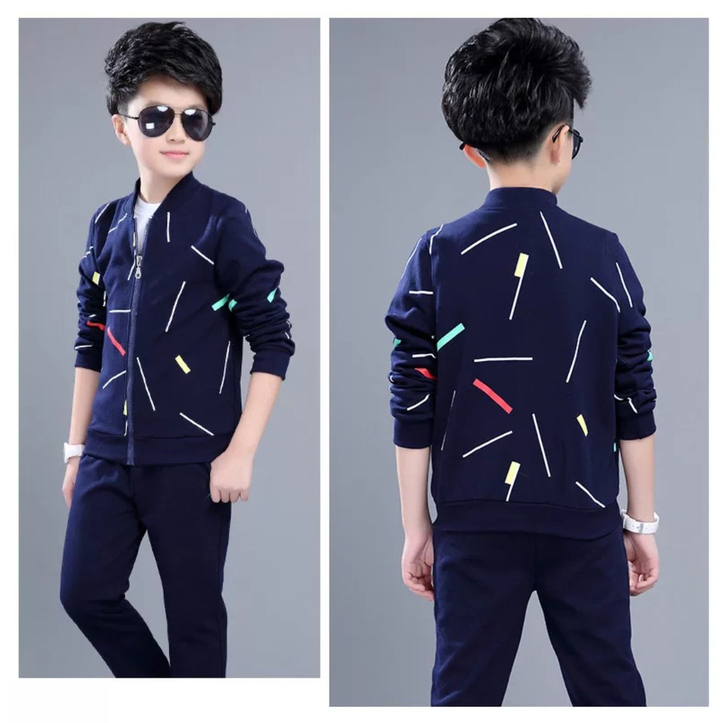 Amspro jaket anak laki-laki jaket anak jaket Raven fashion anak